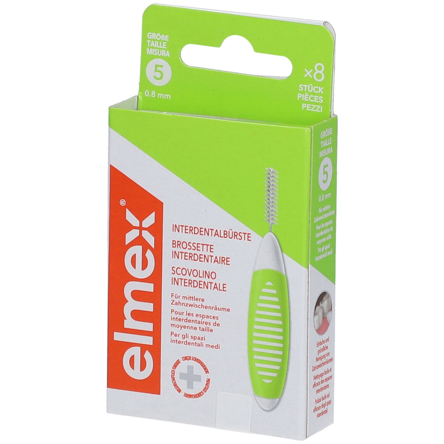 elmex® Brosses interdentaires vert taille 5