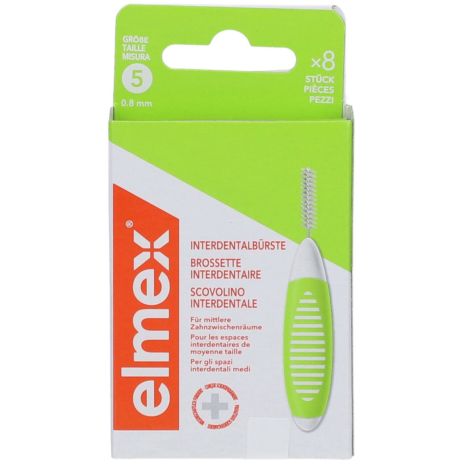 elmex® Brosses interdentaires vert taille 5