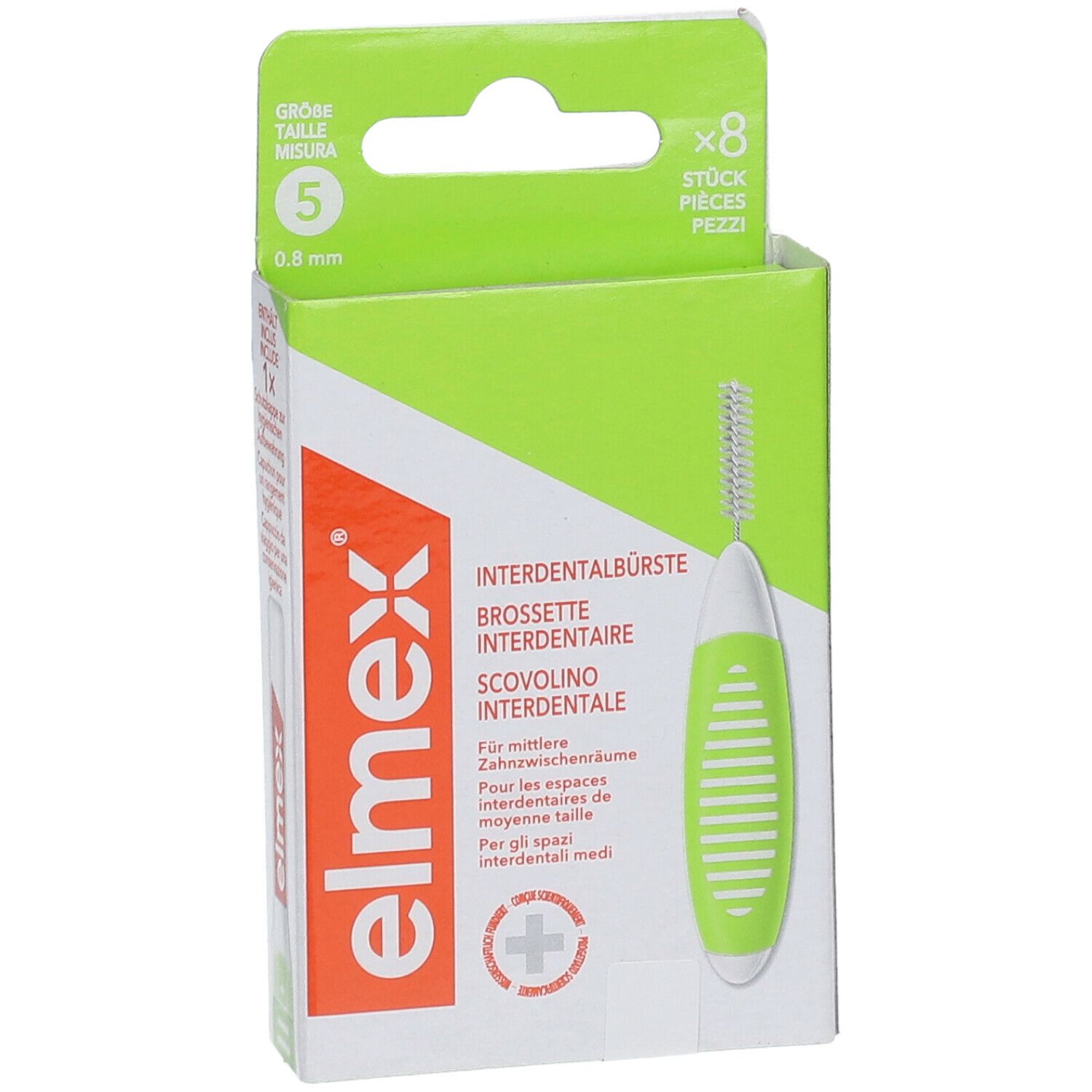 elmex® Brosses interdentaires vert taille 5