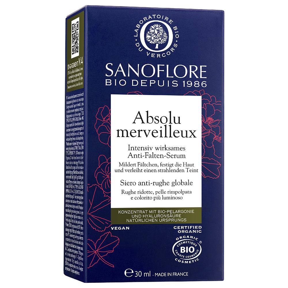 Sanoflore Absolu Merveilleux Sérum anti-rides biologique