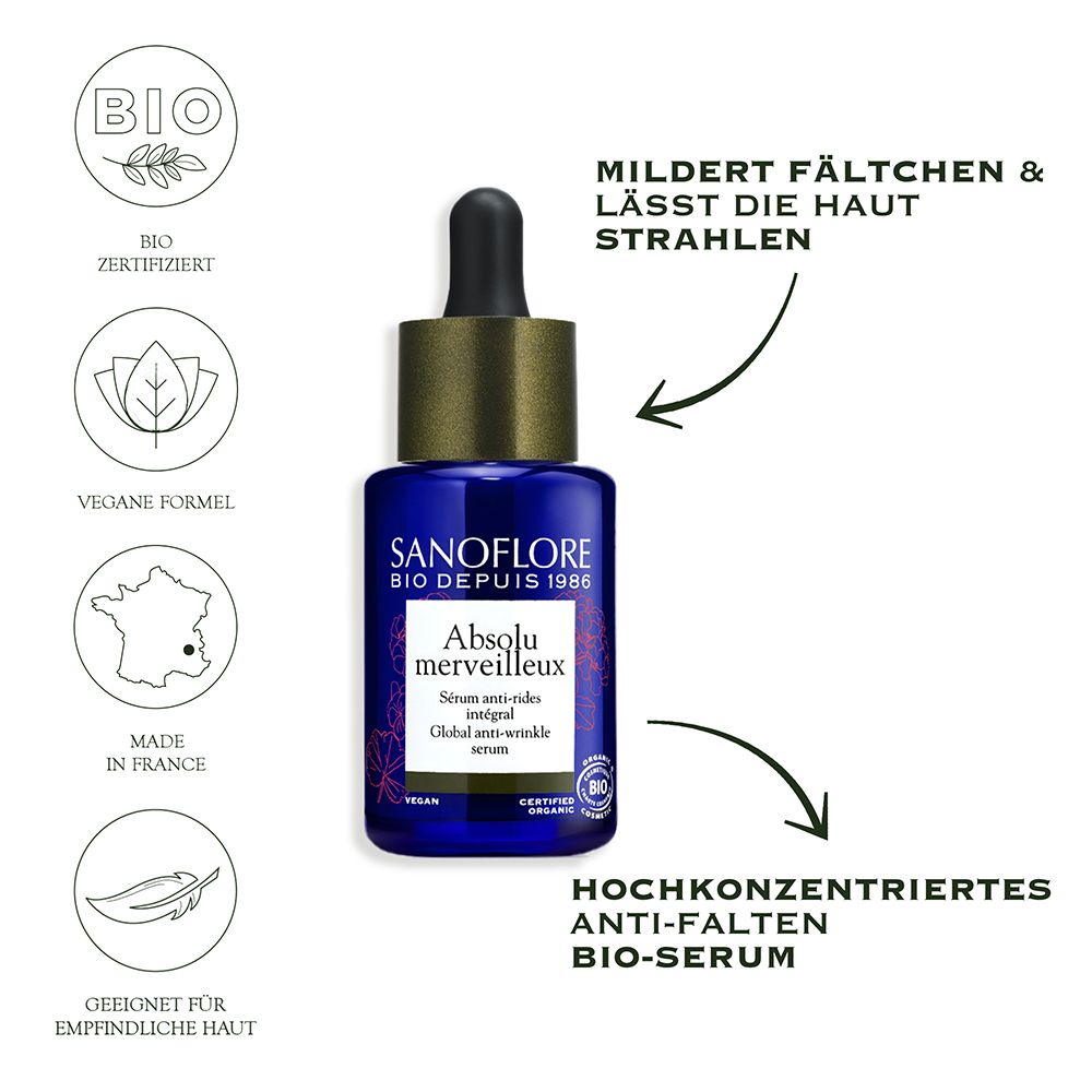 Sanoflore Absolu Merveilleux Sérum anti-rides biologique