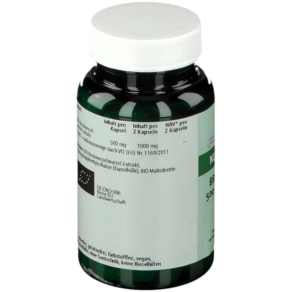 green line NUTRITHEKE BRENNESSEL 500 mg EXTRAKT BIO