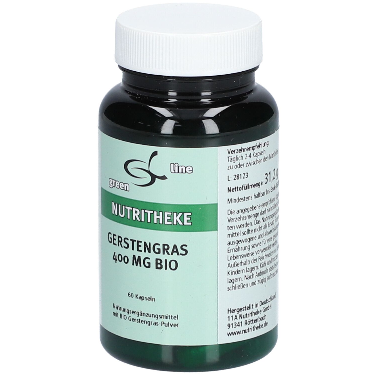 green line GERSTENGRAS 400 mg BIO