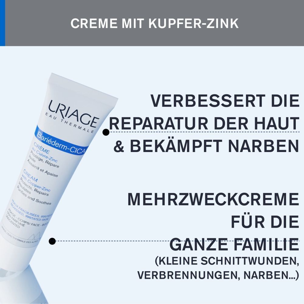 URIAGE Bariéderm Cica-Crème au Cuivre-Zinc