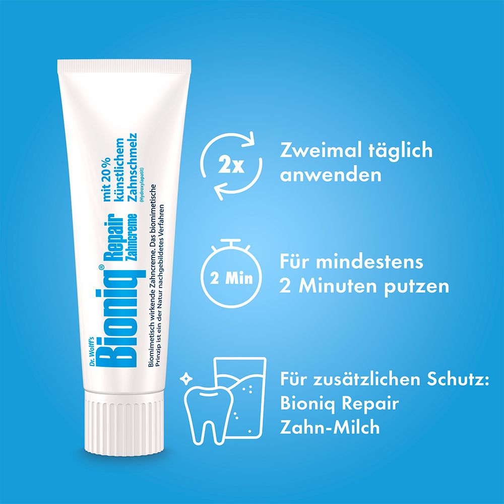 Bioniq® Repair Creme dentifrice