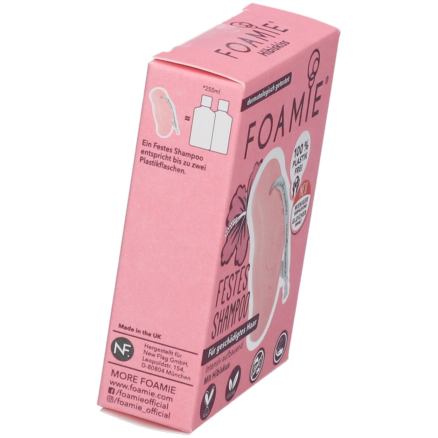 FOAMIE® Festes Shampoo Hibiskus