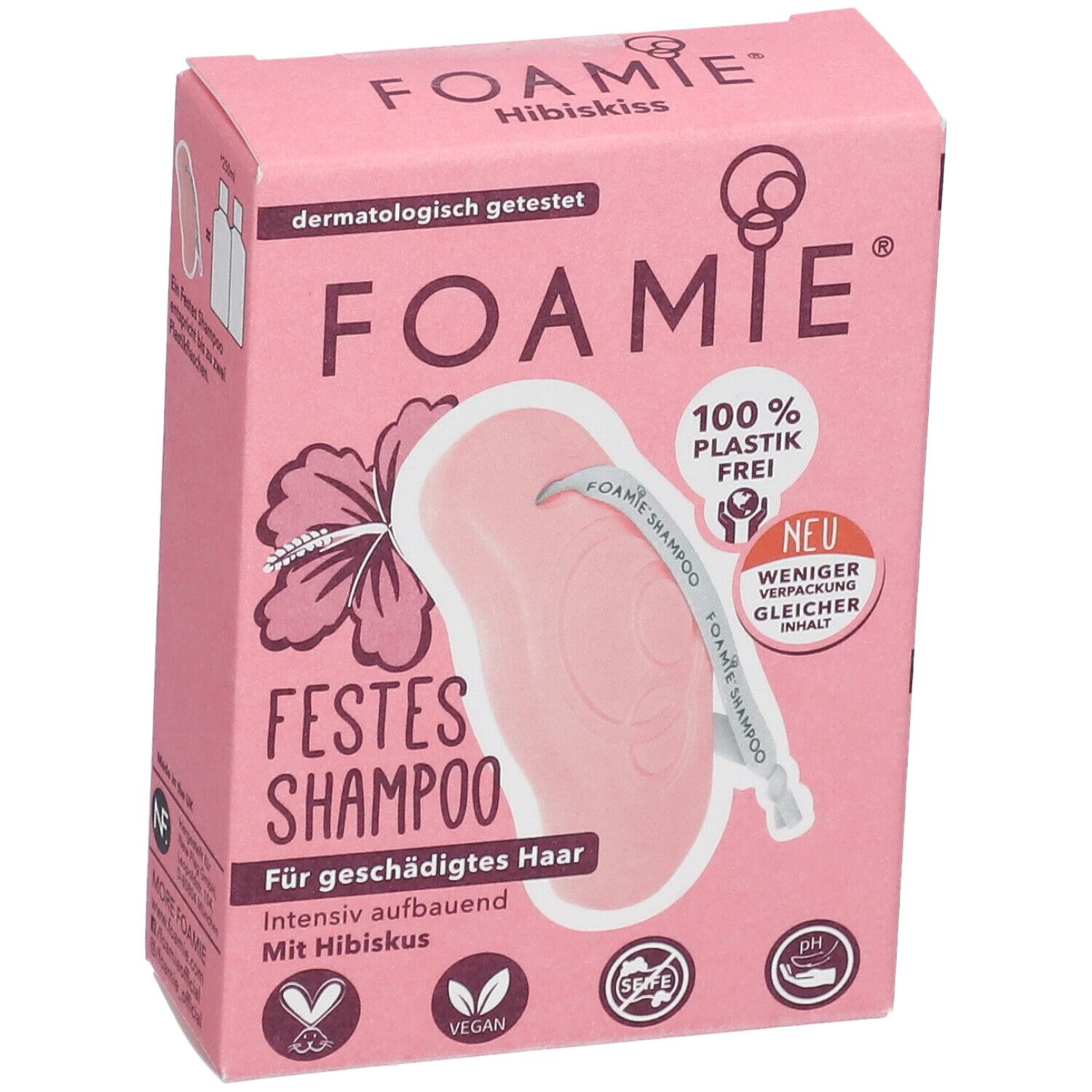 FOAMIE® Festes Shampoo Hibiskus