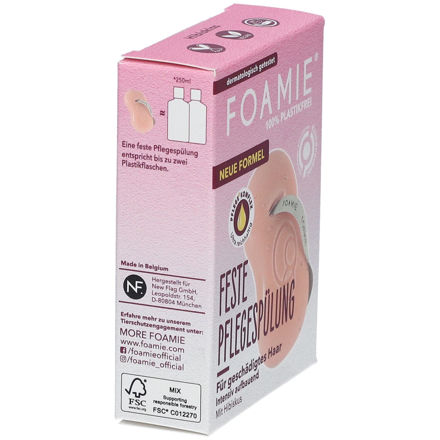 FOAMIE® Après-shampooing solide Hibiscus