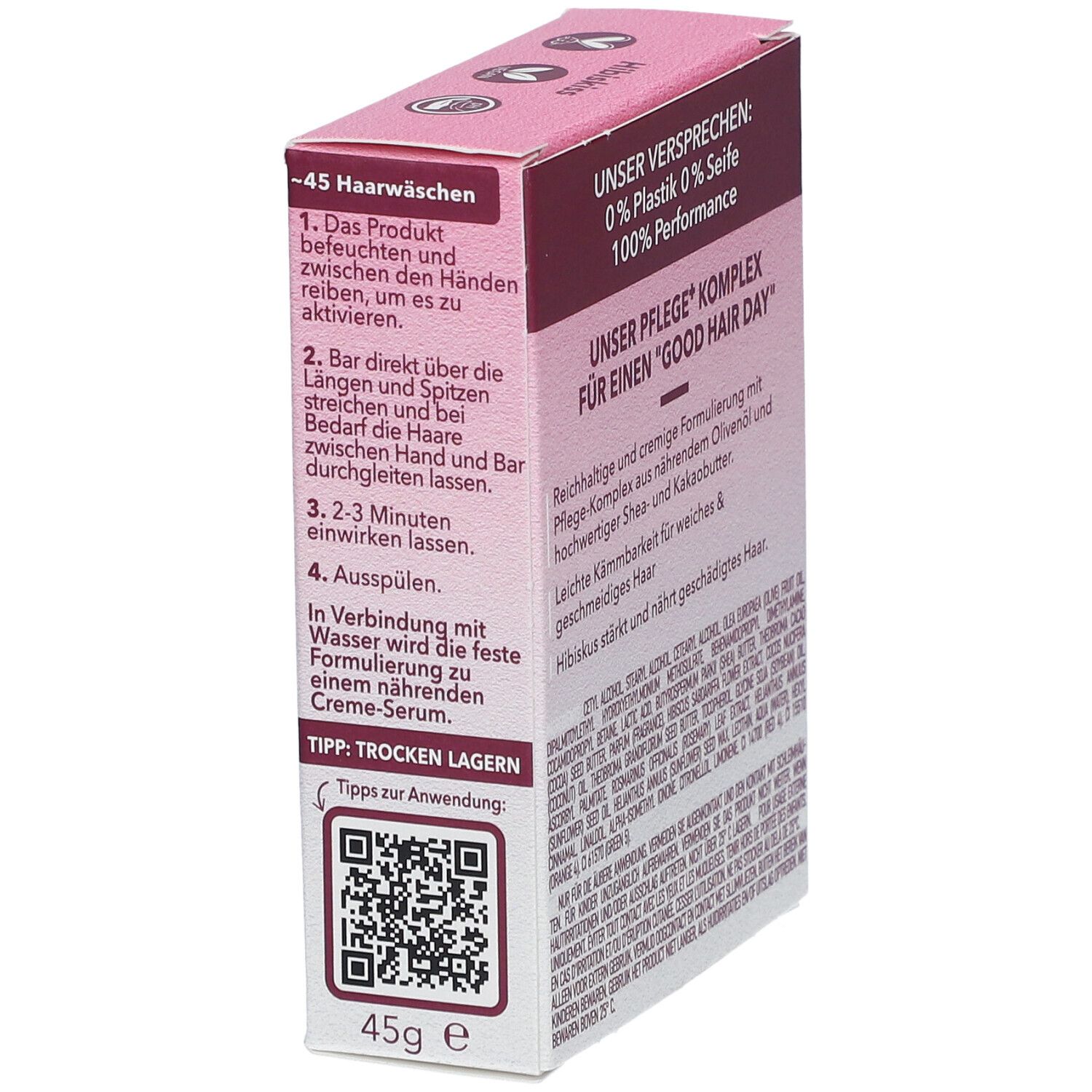 FOAMIE® Après-shampooing solide Hibiscus