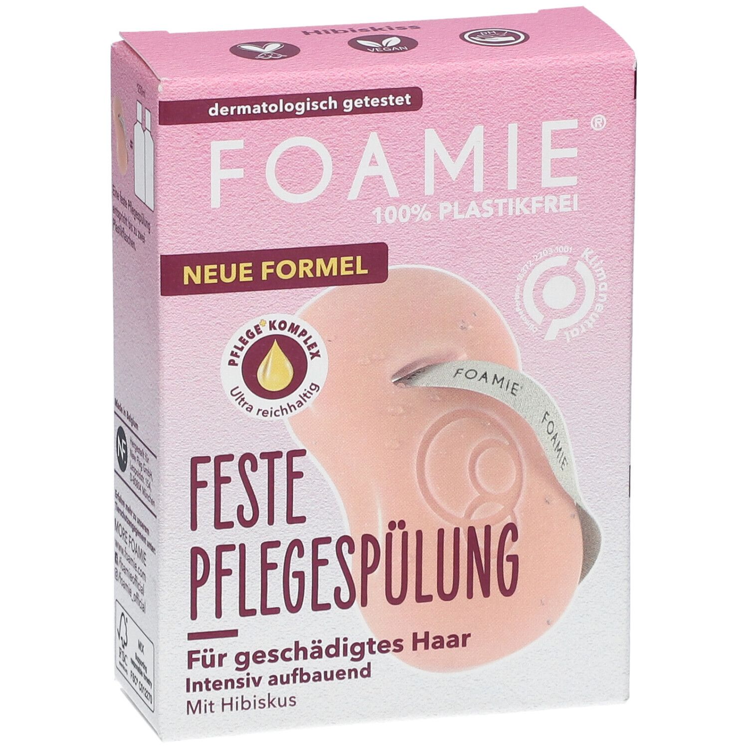 FOAMIE® Après-shampooing solide Hibiscus