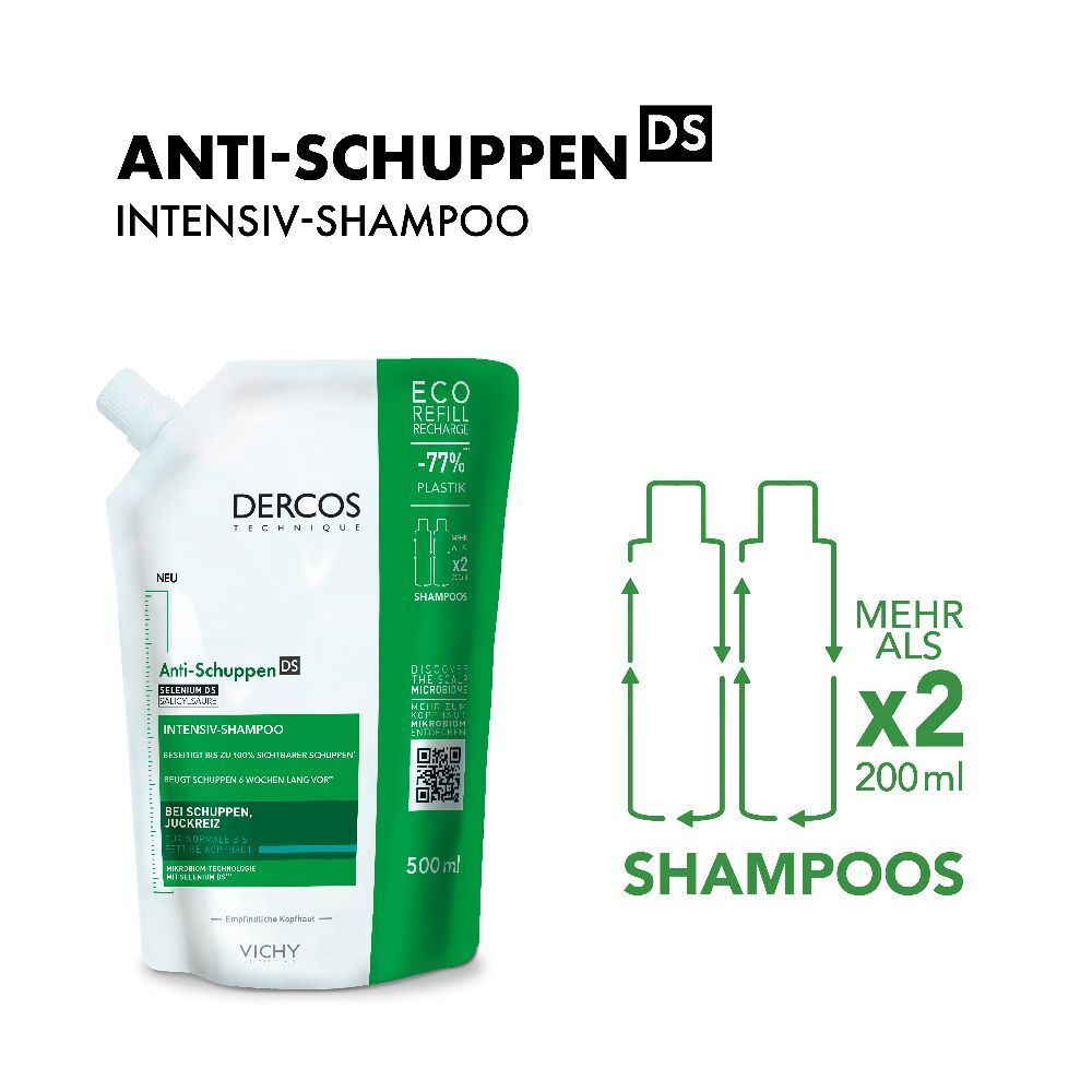 VICHY Dercos Shampooing antipelliculaire pour cuir chevelu normal à gras