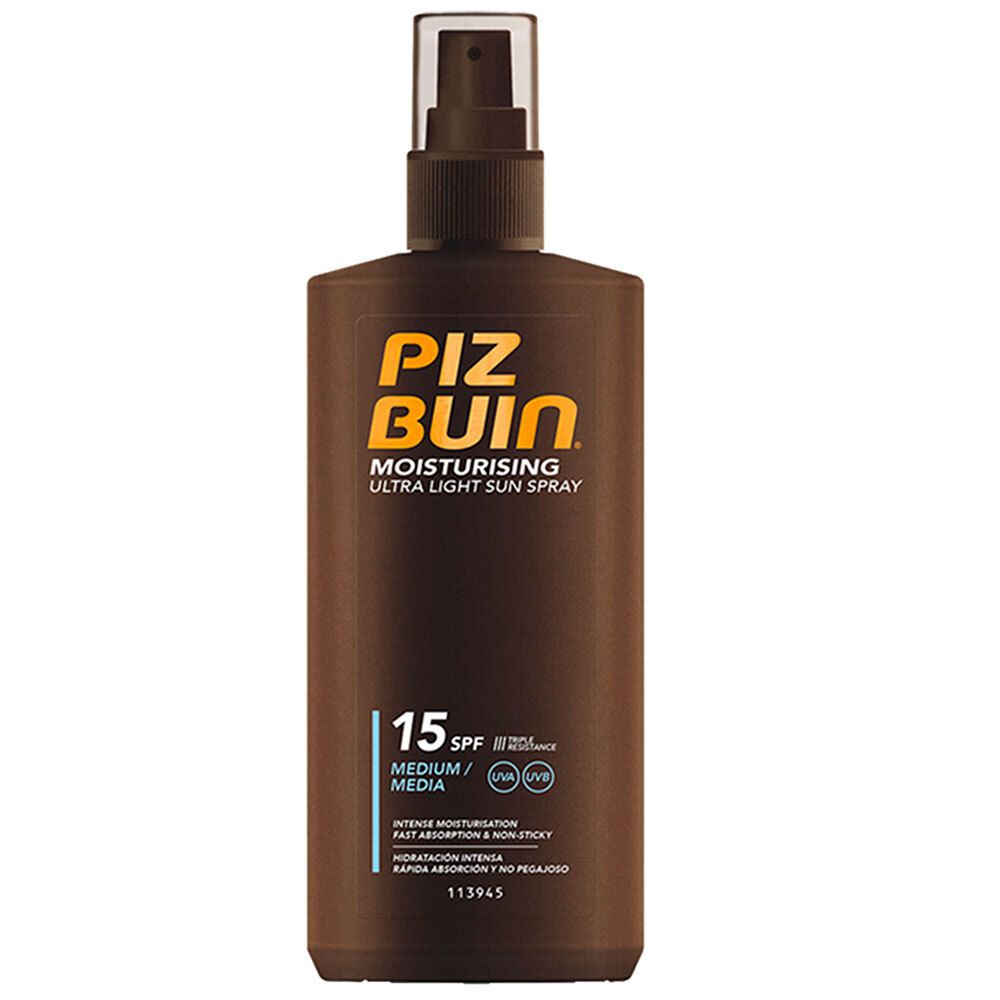 PIZ BUIN® MOISTURISING ULTRA LIGHT SUN SPRAY SPF 15