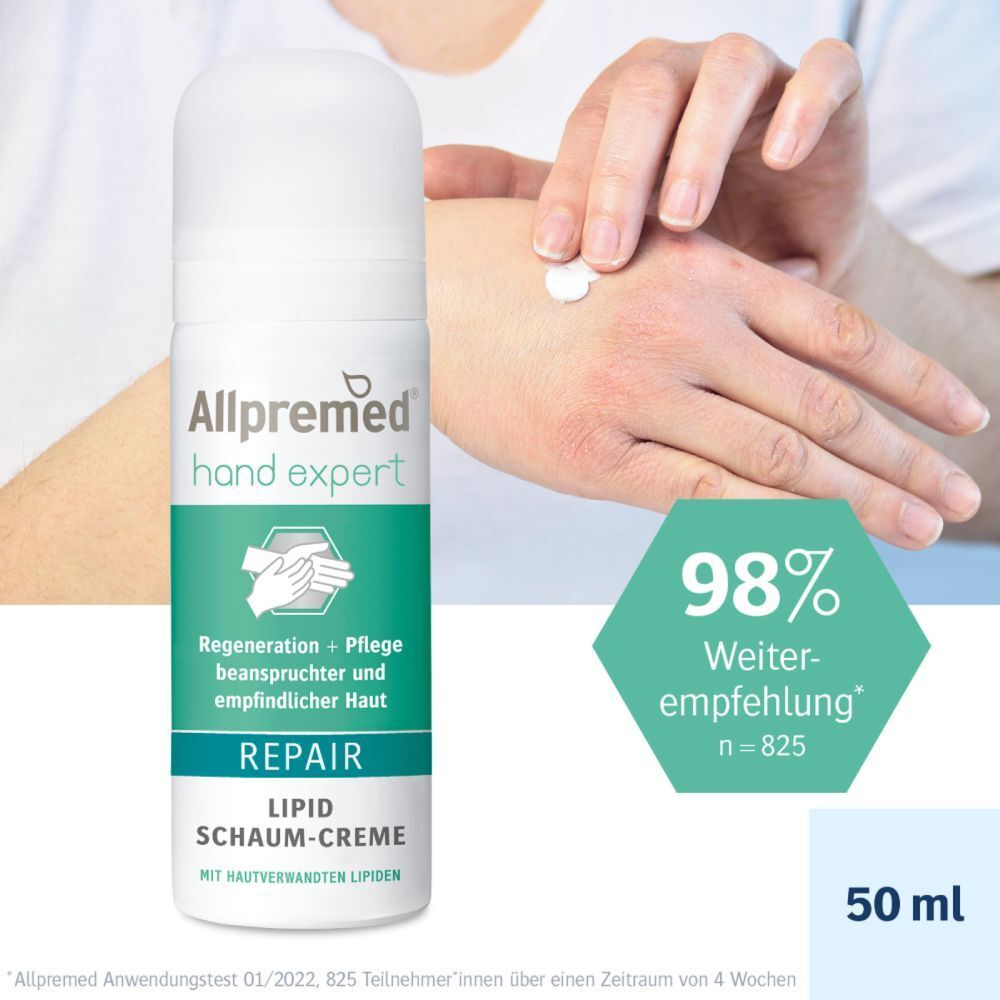 Allpremed® hand expert Lipid Mousse-crème REPAIR