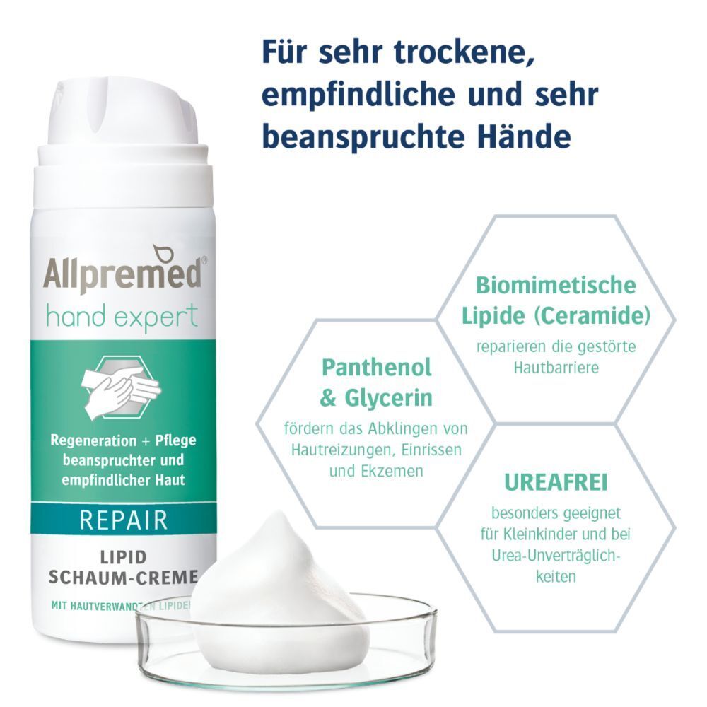 Allpremed® hand expert Lipid Mousse-crème REPAIR