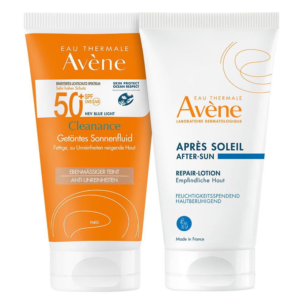 Avène Cleanance Getöntes Sonnenfluid LSF 50+ - für fettige unreine Haut