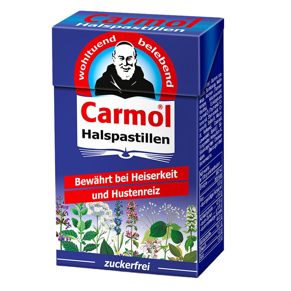 Carmol Throat Pastilles sans sucre