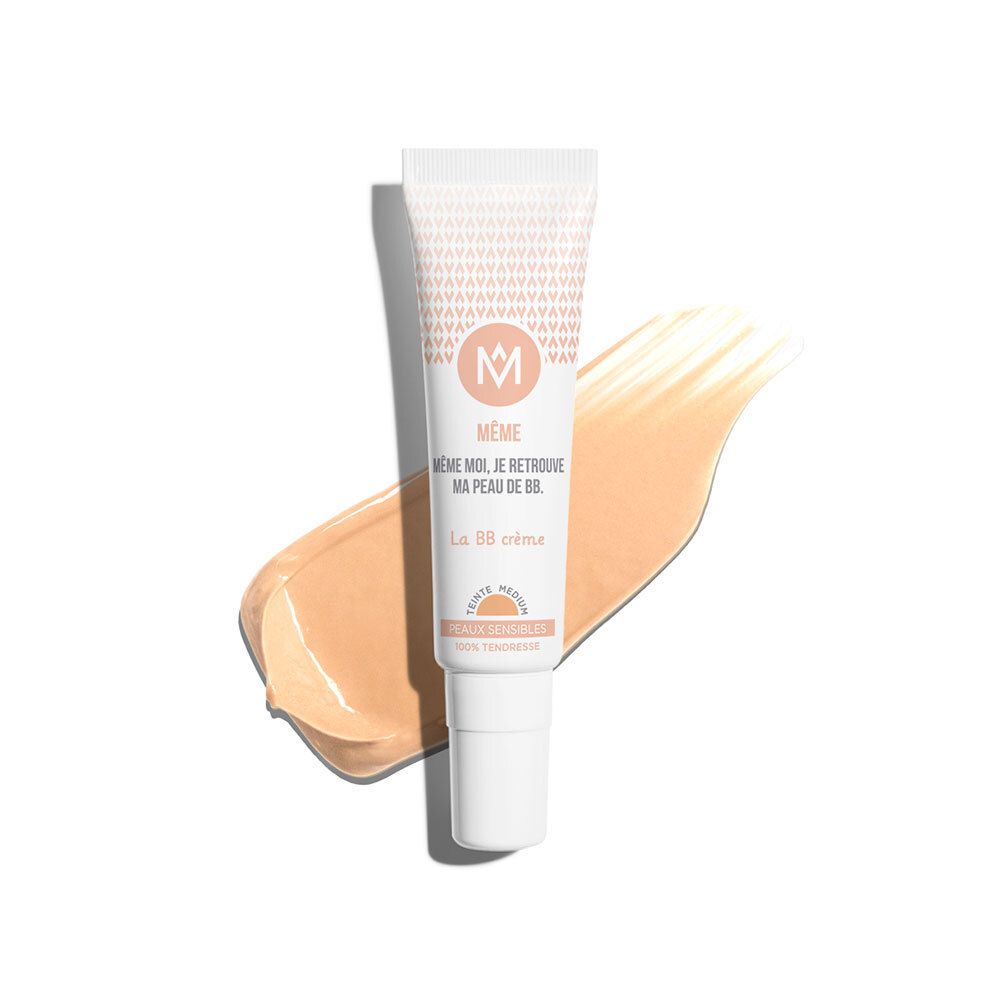 MÊME BB-Crème Medium. Tube avec trace de crème. Teinte Medium. Pour peaux sensibles.