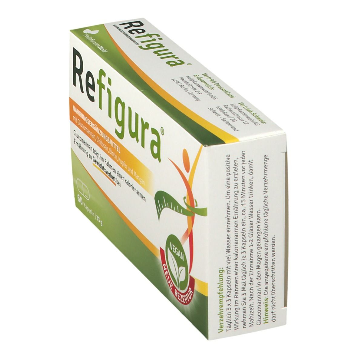 REFIGURA® Kapseln - Unterstützung beim Gewichtsverlust vegan