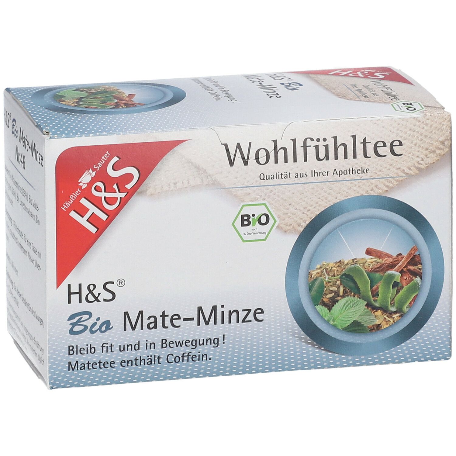 H&S Wohlfühltee Bio Mate-Minze