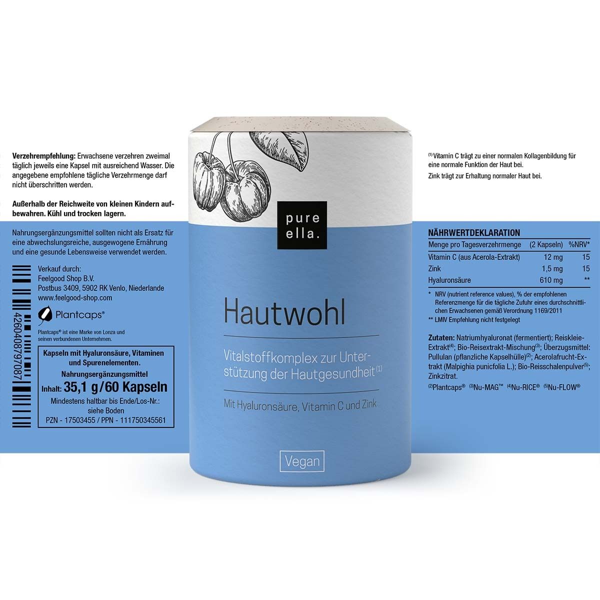 pure ella. Hautwohl 60 St - Redcare Apotheke