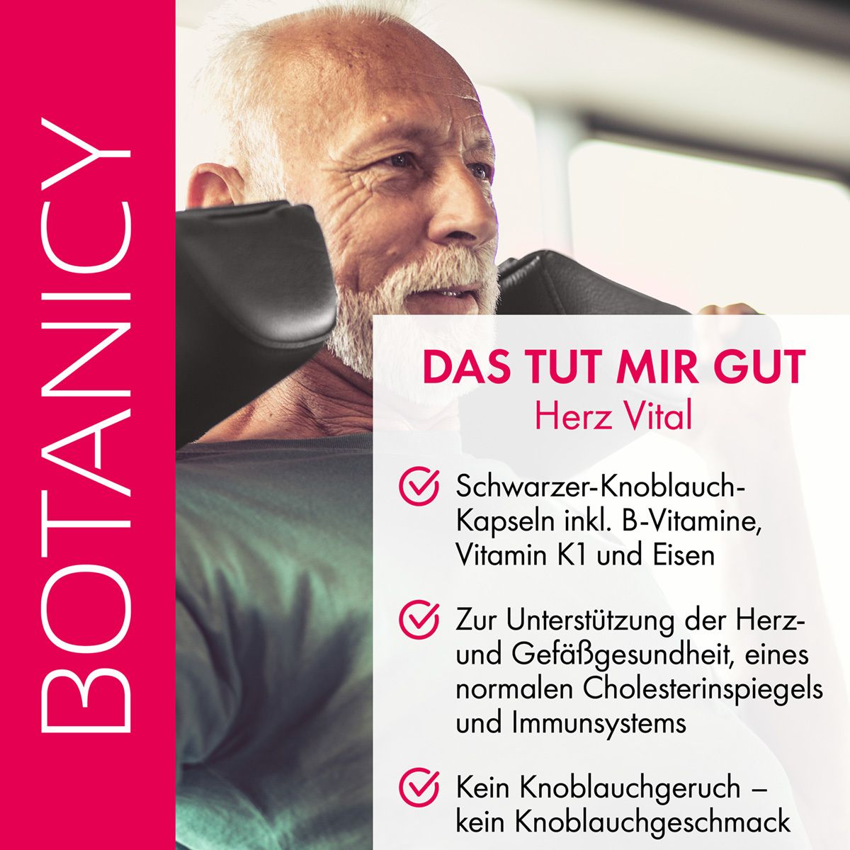 BOTANICY Herz Vital Schwarzer Knoblauch
