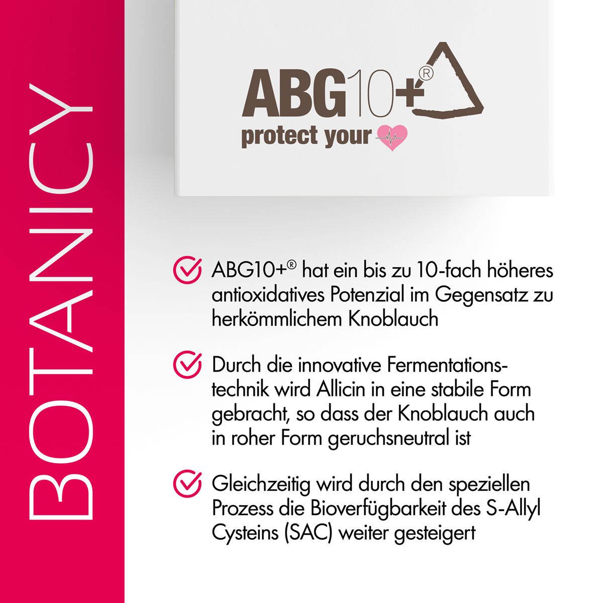 BOTANICY Herz Vital Schwarzer Knoblauch