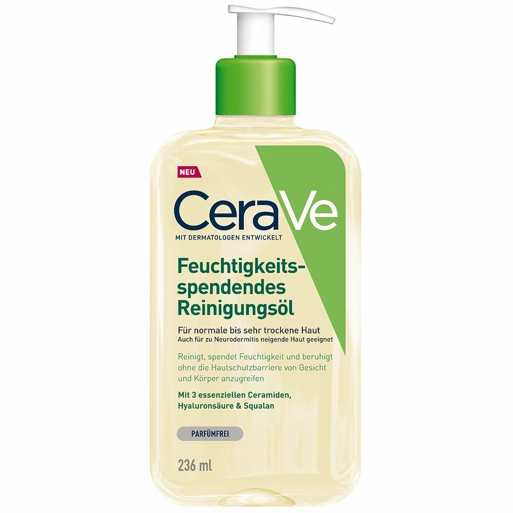 Cerave Huile Lavante Moussante Peaux normales à très sèches 236ml