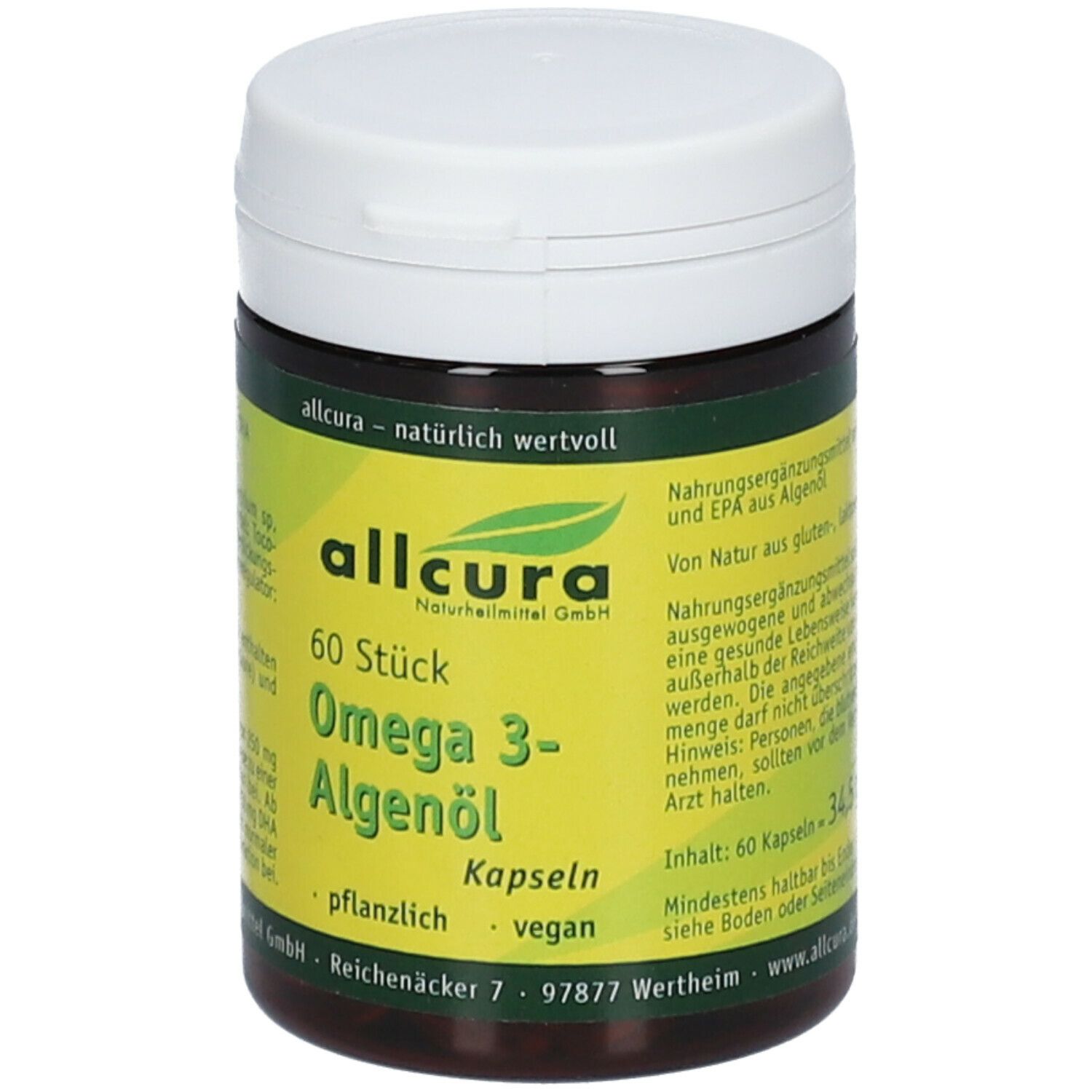 allcura Omega 3 Algenöl