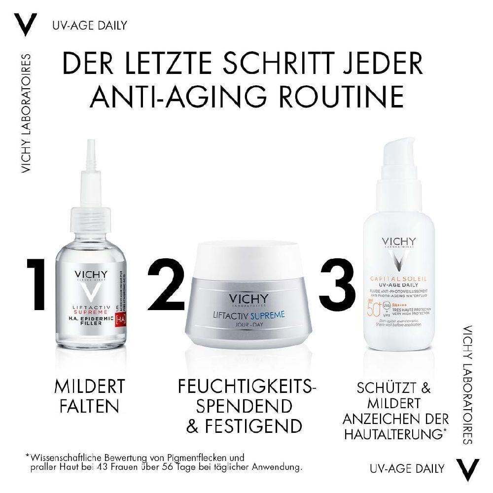 Vichy CAPITAL SOLEIL UV-Age Daily getönt LSF 50+ Sonnenfluid