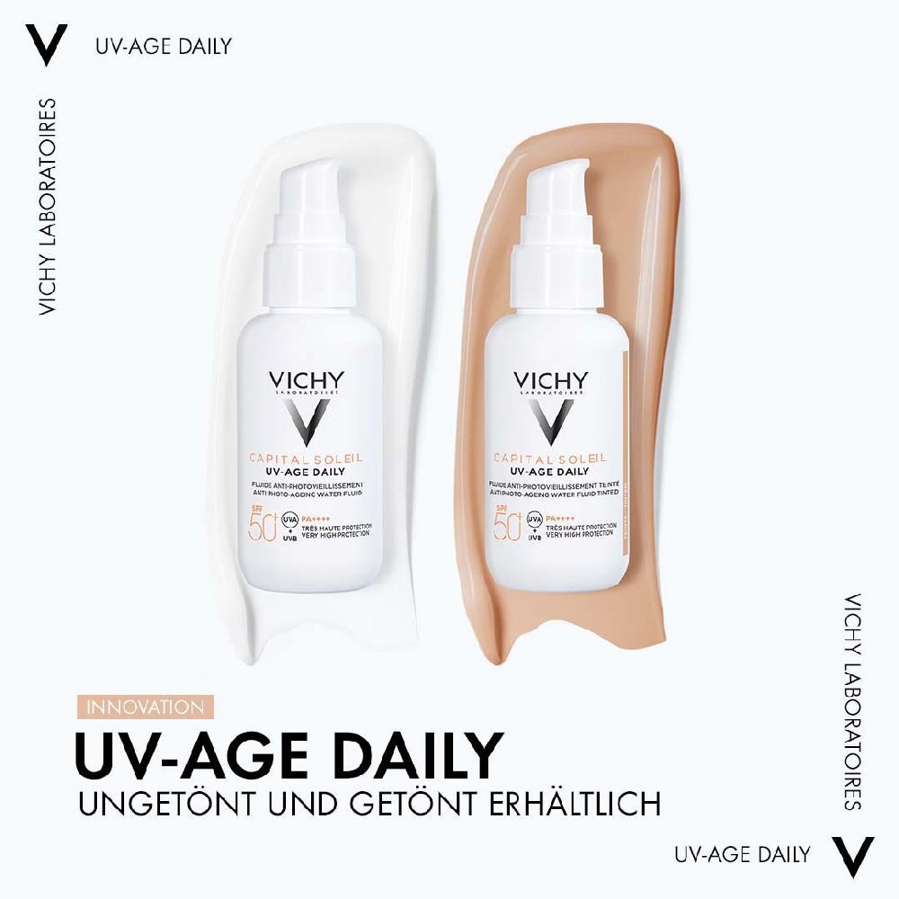 Vichy CAPITAL SOLEIL UV-Age Daily getönt LSF 50+ Sonnenfluid