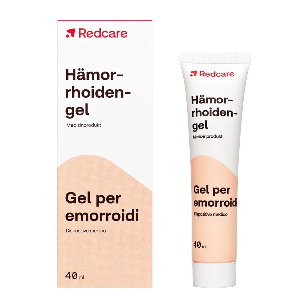 Tube et emballage de gel Redcare pour hémorroïdes, 40ml. Dispositif médical.
