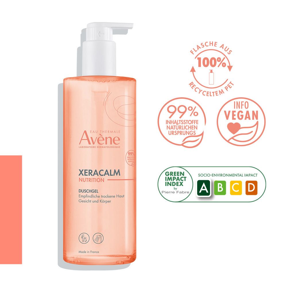 AVÈNE XeraCalm Nutrition Gel nettoyant