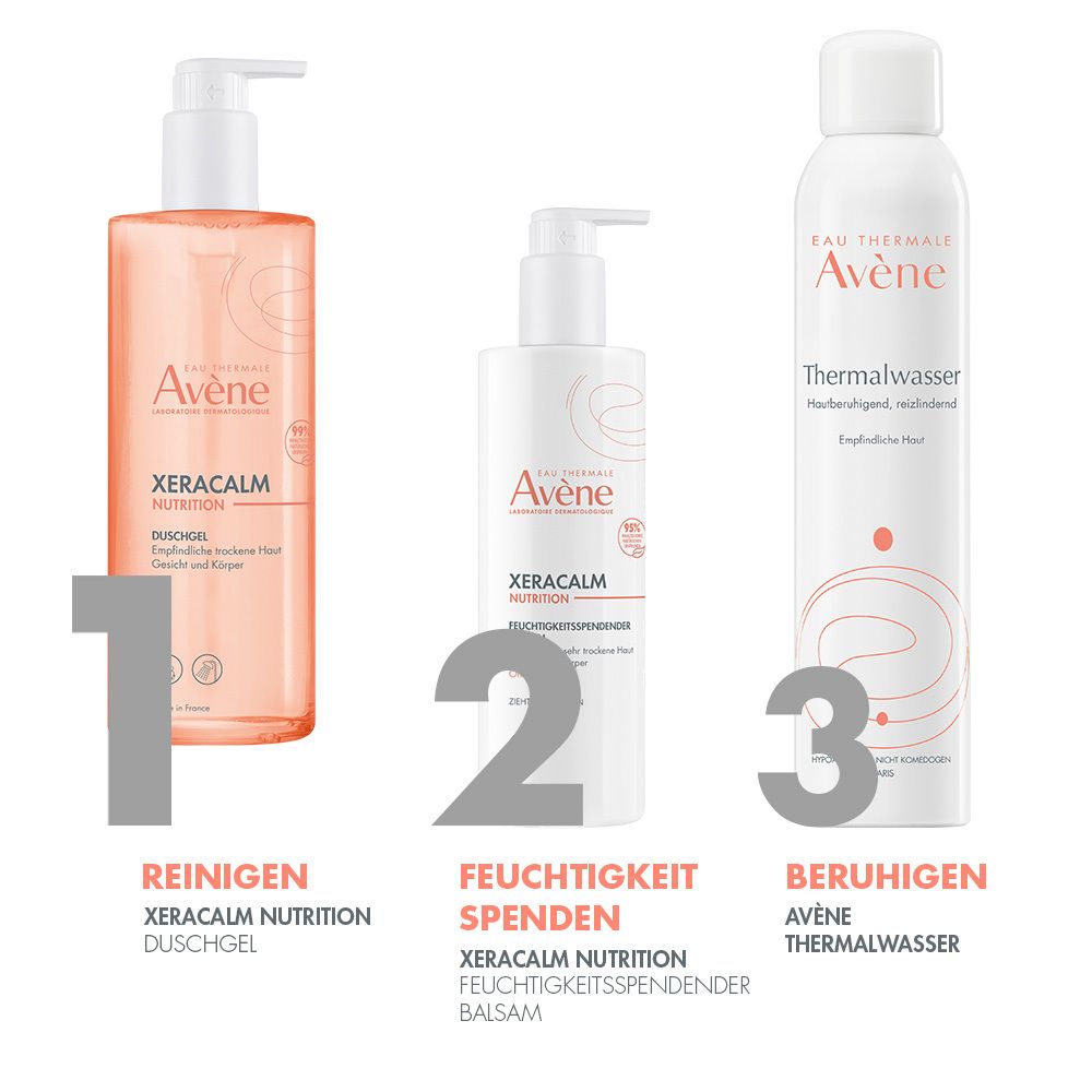 AVÈNE XeraCalm Nutrition Gel nettoyant