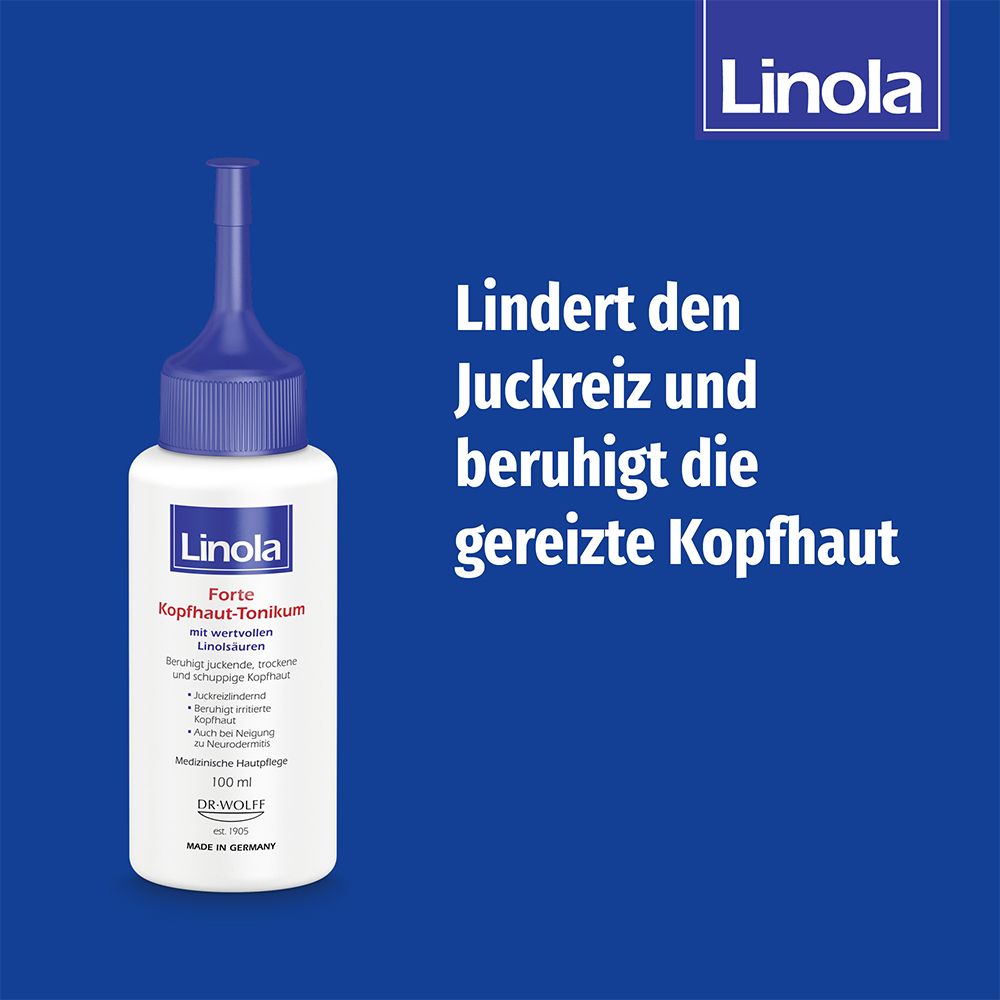 Linola Forte Kopfhaut-Tonikum - Haartonikum für juckende, trockene oder schuppige Kopfhaut