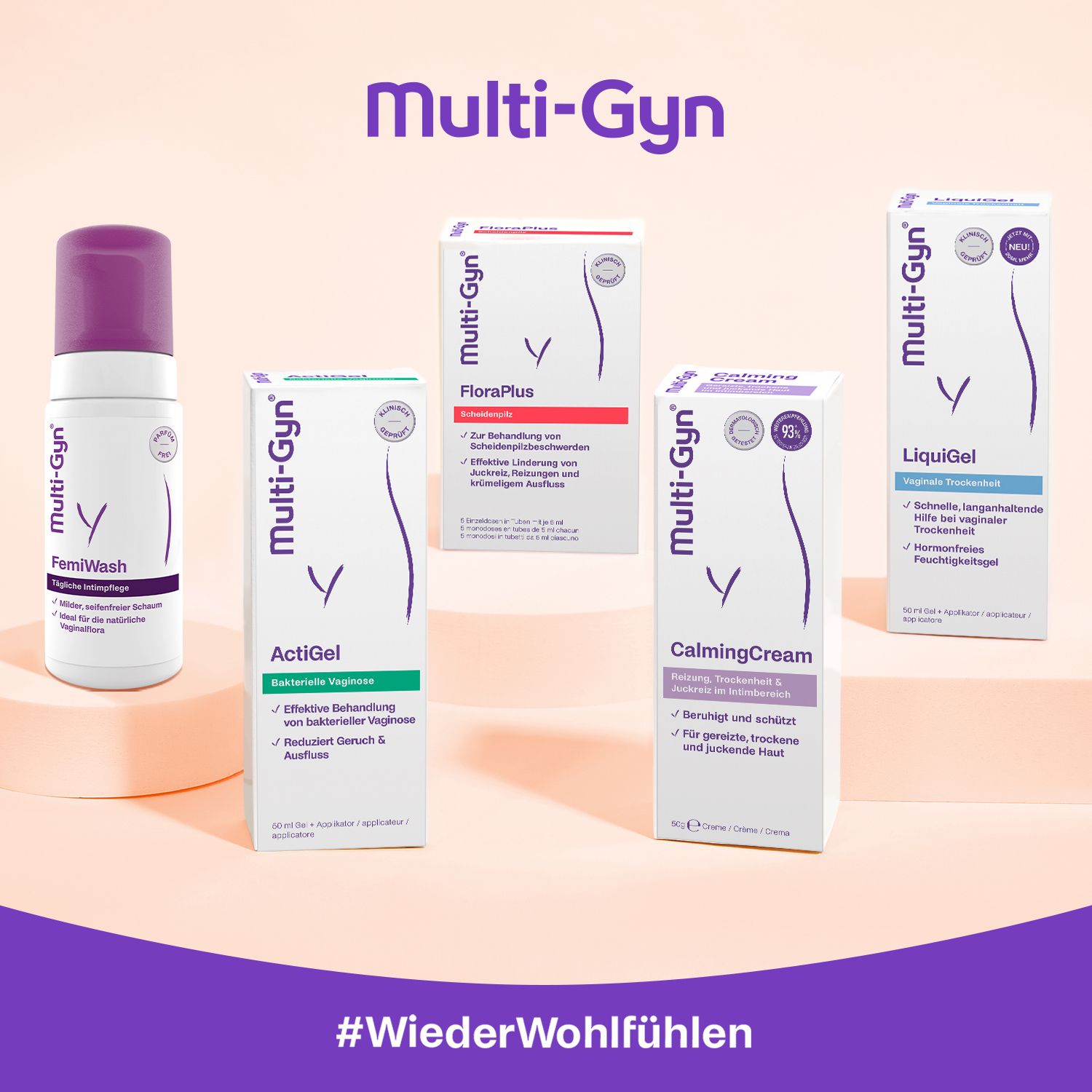 MULTI-GYN CalmingCream Juckreiz im Intimbereich