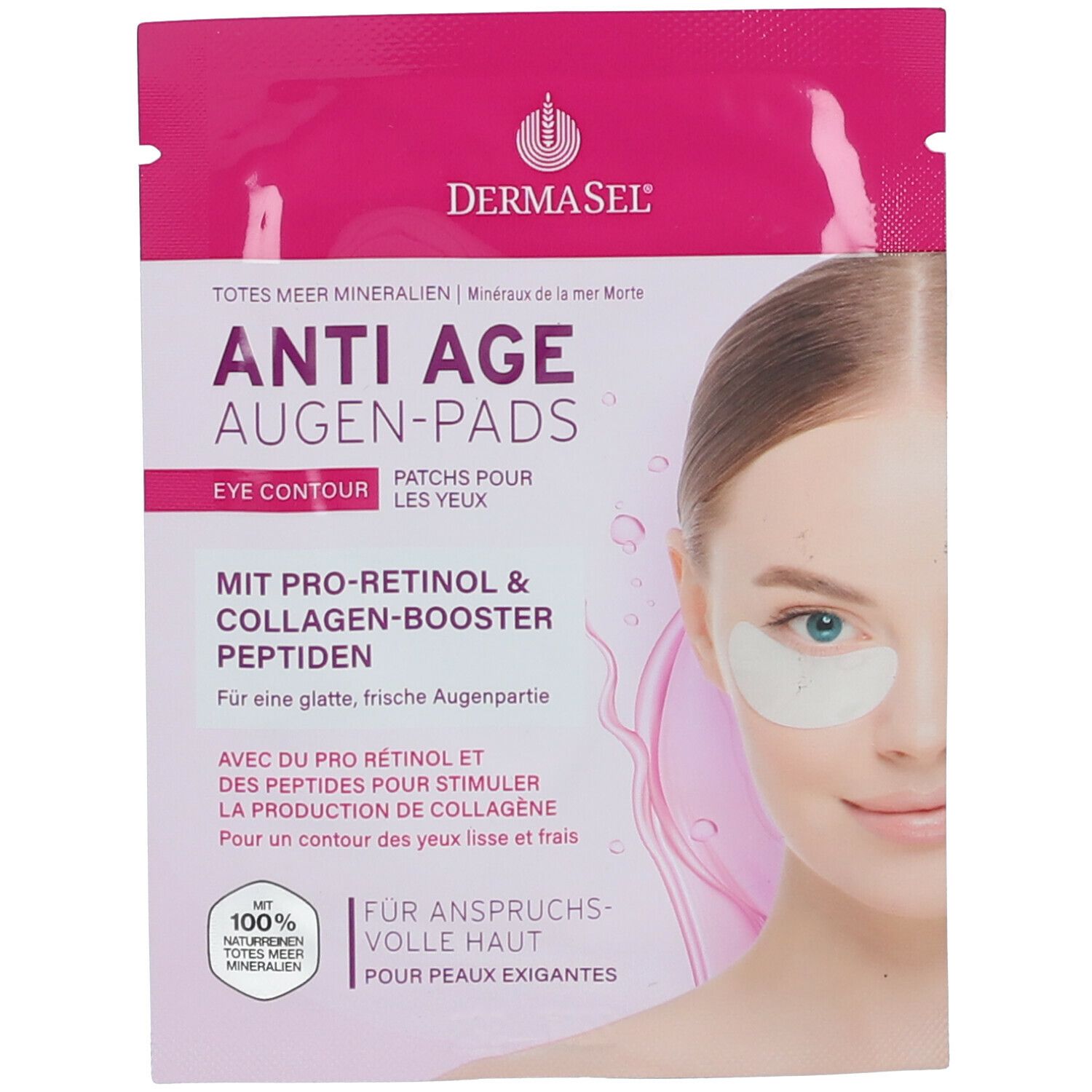 DERMASEL® Mer Morte Anti-Age Pads pour les yeux