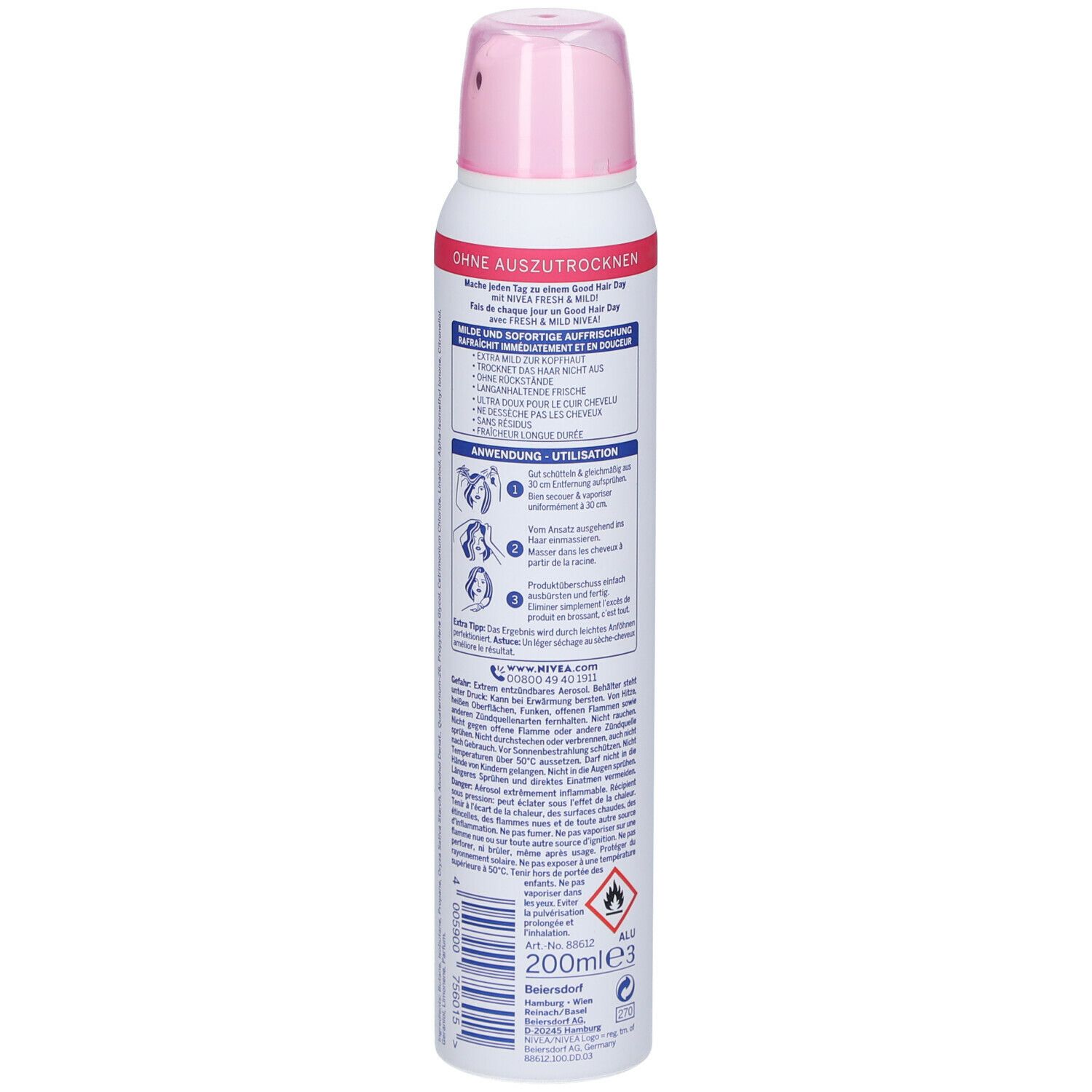 NIVERA Fresh & Mild Shampooing sec