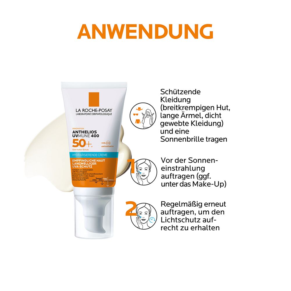 La Roche Posay Anthelios Hydratisierende Creme UVMune 400 LSF 50+