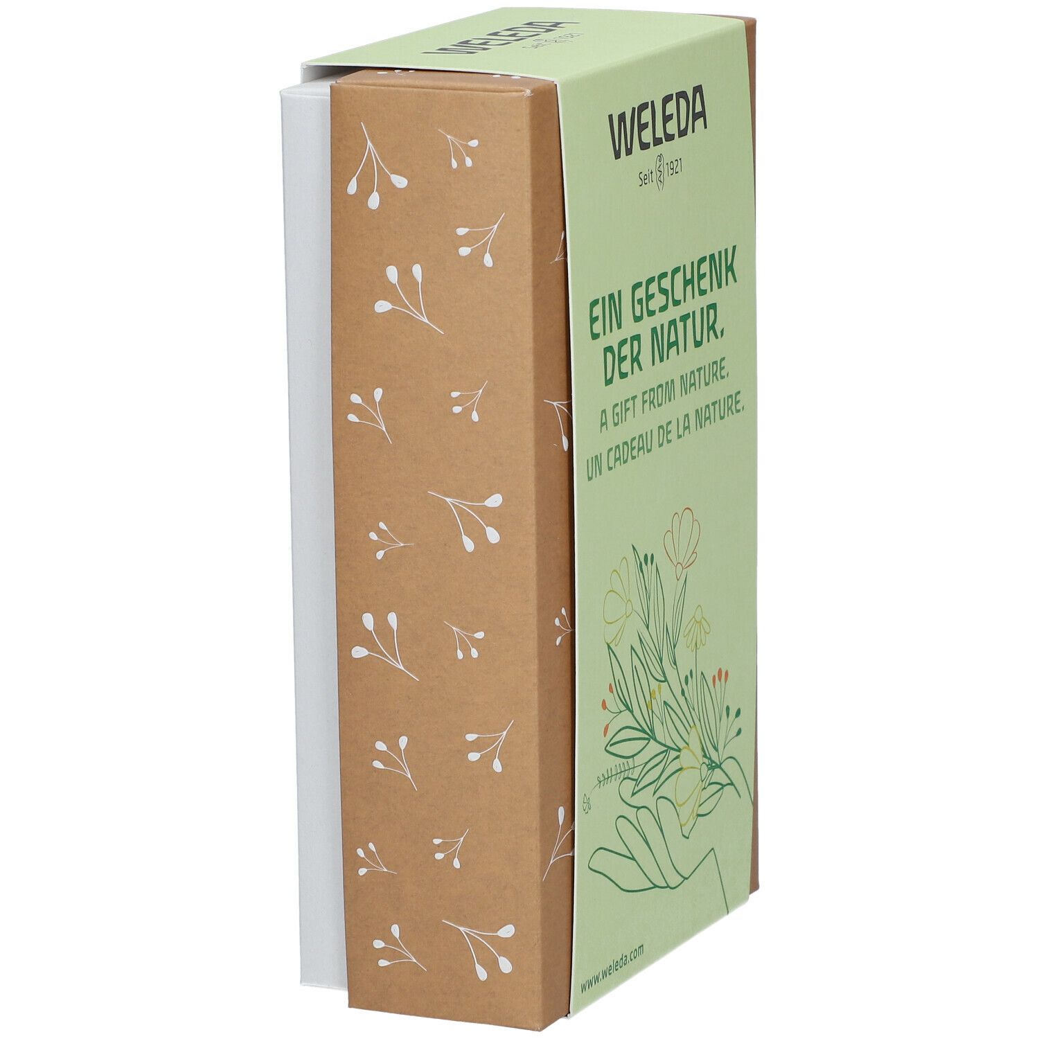 Weleda Un cadeau de la nature Coffret cadeau Aroma Shower Energy + Crème mains express à l'Argousier