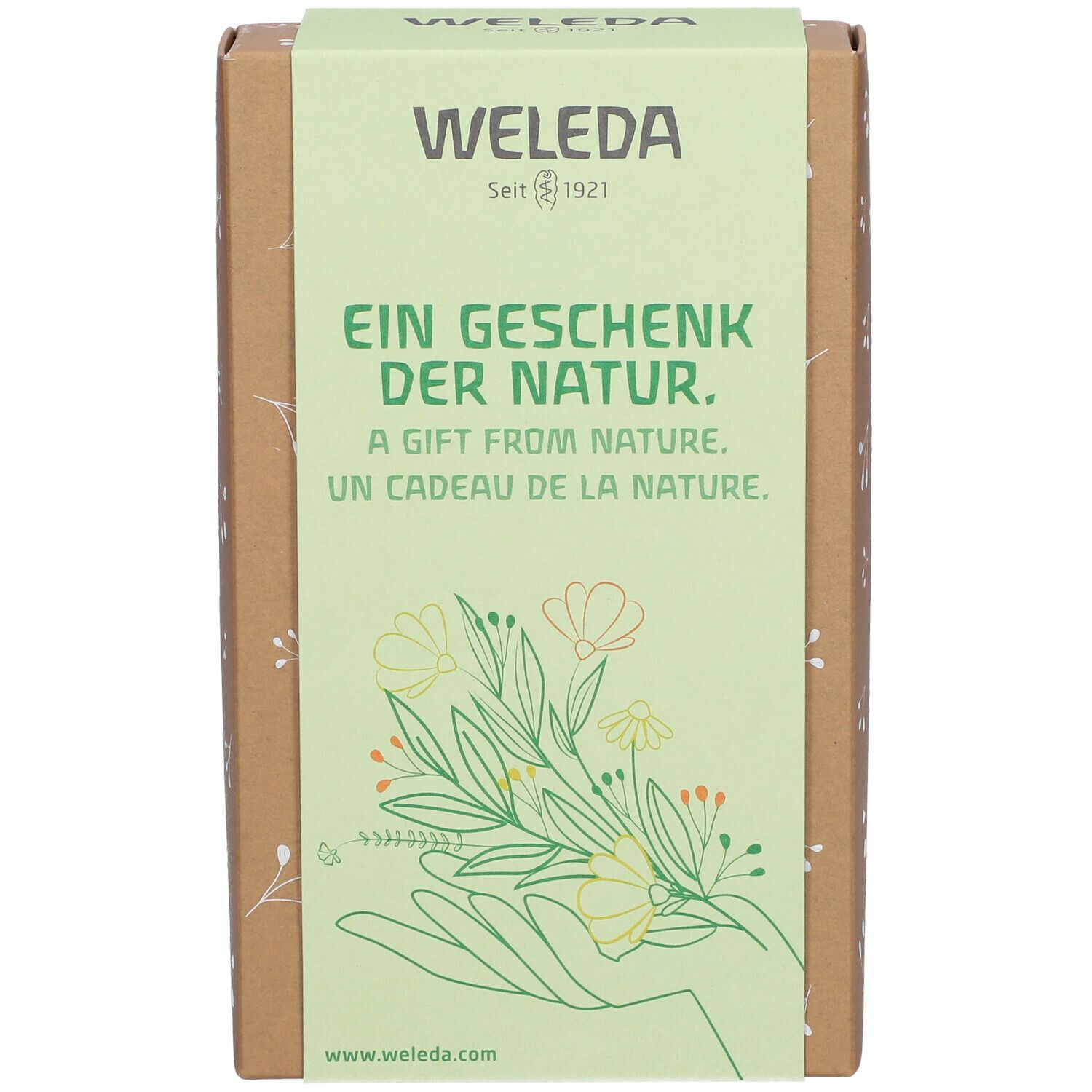 Weleda Un cadeau de la nature Coffret cadeau Aroma Shower Energy + Crème mains express à l'Argousier