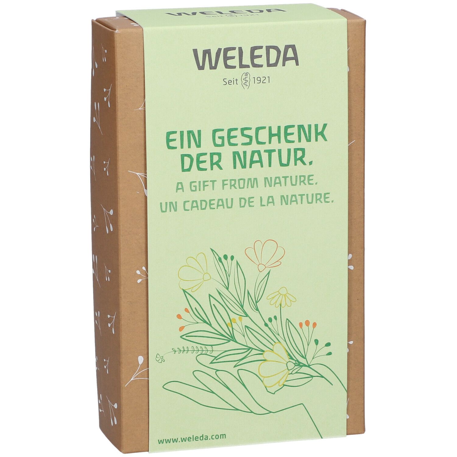 Weleda Un cadeau de la nature Coffret cadeau Aroma Shower Energy + Crème mains express à l'Argousier