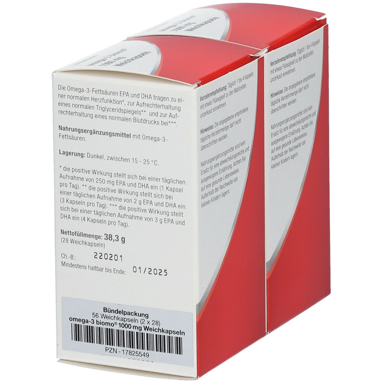 omega-3 biomo® 1000 mg Weichkapseln