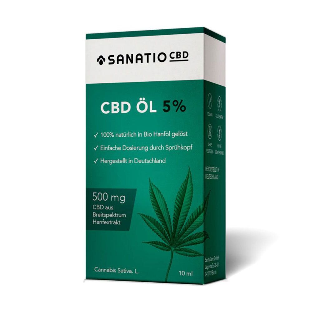 SANATIO Huile de CBD 5 %