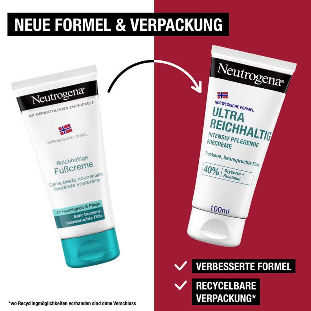 Neutrogena® Formule norvégienne Crème riche pour les pieds