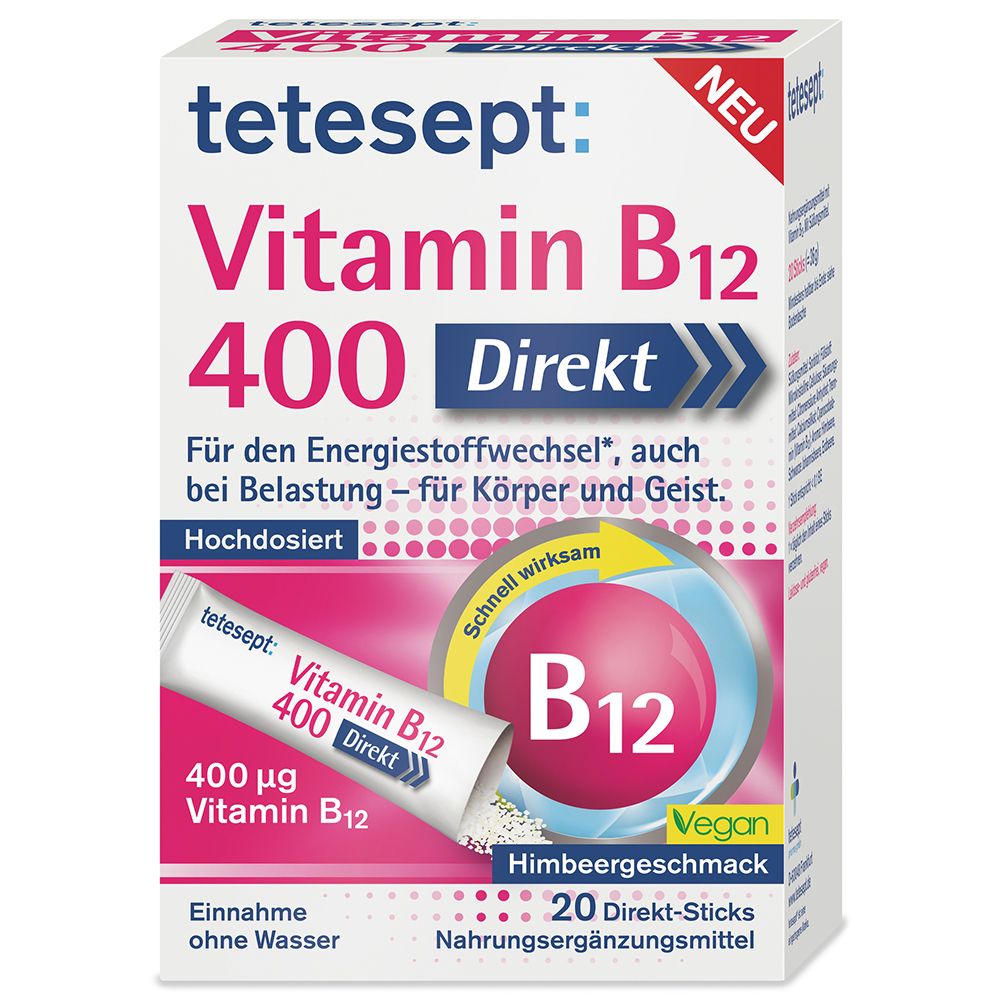 tetesept® Vitamine B12 400 Direct Sticks