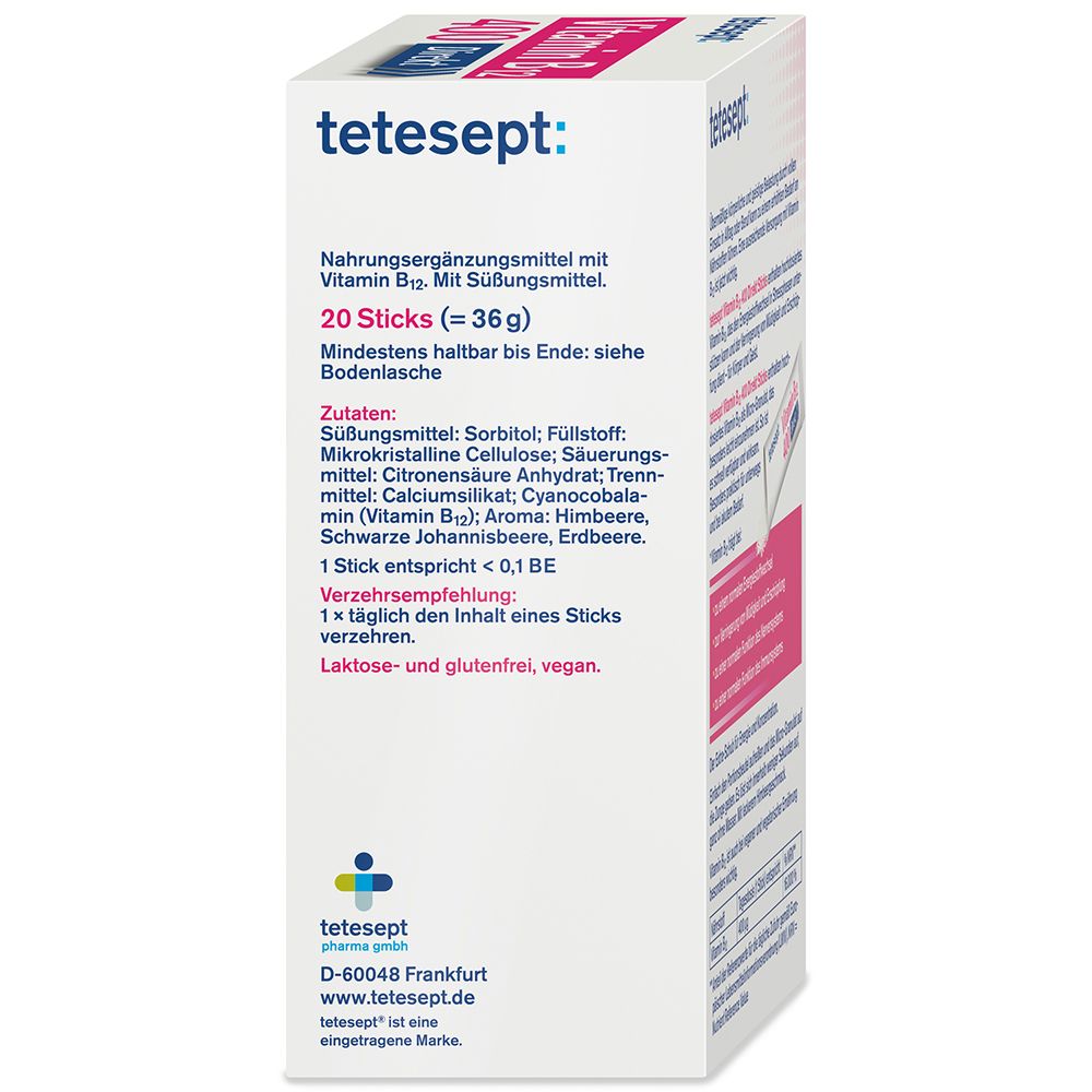tetesept® Vitamine B12 400 Direct Sticks