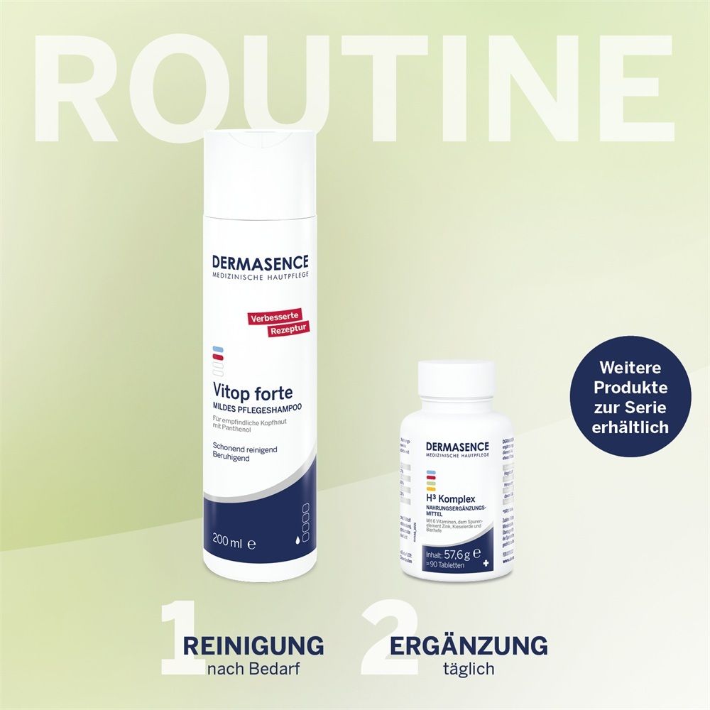 Dermasence medizinische Hautpflege: Von Dermatologen entwickelt, in Apotheken erhältlich.