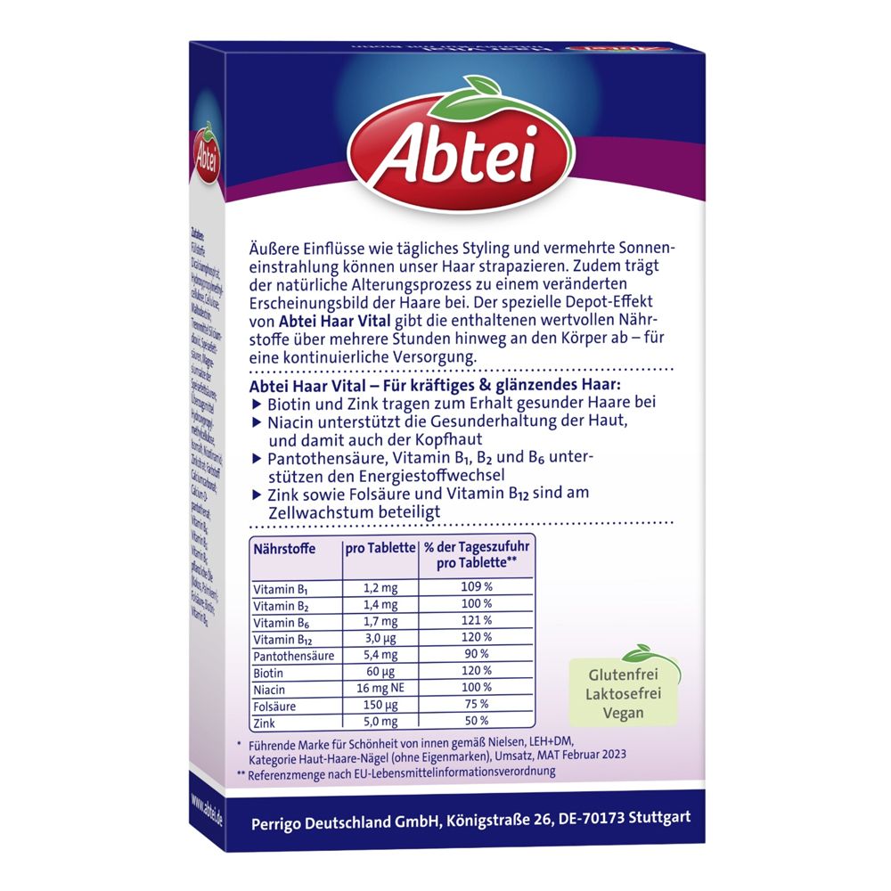 ABTEI Cure intensive cheveux vitaux avec biotine