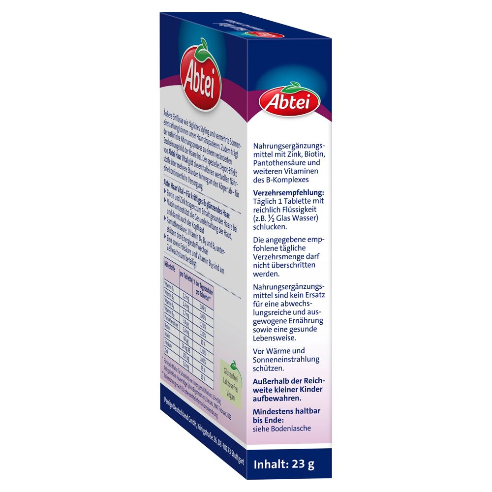 ABTEI Cure intensive cheveux vitaux avec biotine