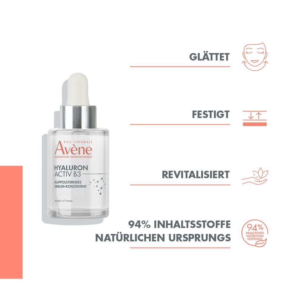 Avène Hyaluron Activ B3 Aufpolsterndes Serum-Konzentrat - Anti-Aging Serum